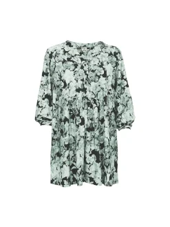 S.T.I naisten tunika, FREDA TRICOT TUNIC Musta Kuosi