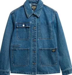 Superdry naisten farkkutakki, Denim Chore Jacket Indigo