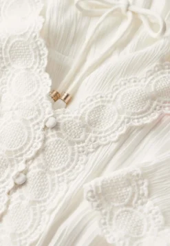 Superdry naisten mekko, Ibiza S/s Midi Tea Dress Valkoinen