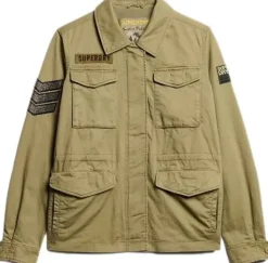Superdry naisten takki, Embellished M65 Military Jkt Khaki