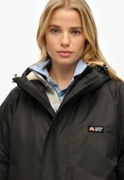 Superdry naisten takki Windbreaker Changing Robe, musta