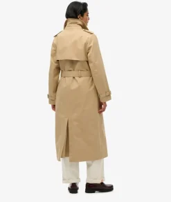 Superdry naisten trenssi Classic Trench Jacket, beige