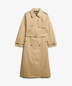 Superdry naisten trenssi Classic Trench Jacket, beige