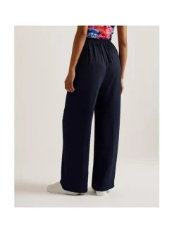 Ted Baker Naisten Housut, LILIAAH Wide Leg Jogger Tummansininen
