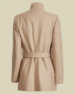 Ted Baker Naisten Villakangastakki, Rosess Short Wool Wrap Coat Kameli
