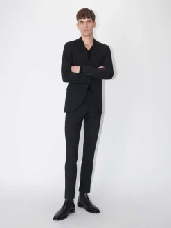 Tiger Of Sweden Miesten Housut TORDON ANGELICO Slim Fit Musta