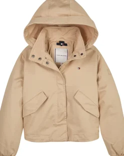 Tommy Hilfiger Childrenswear takki,COTTON PARKA Beige
