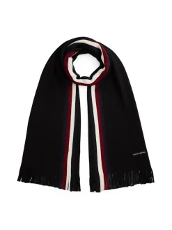 Tommy Hilfiger huivi K TH RWB RACHELLE SCARF, musta