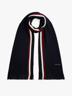Tommy Hilfiger huivi K TH RWB RACHELLE SCARF, tummansininen