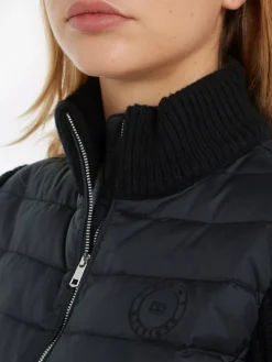 Tommy Hilfiger Kevytuntuvatakki, KNIT MIX DOWN JACKET Musta