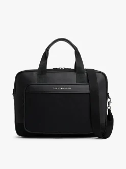 Tommy Hilfiger laukku K TH FOUNDATION COMPUTER BAG, musta