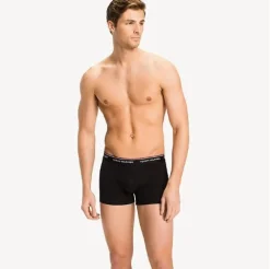 Tommy Hilfiger Miesten Bokserit 3 kpl Musta