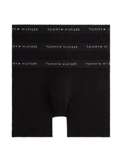 Tommy Hilfiger Miesten Bokserit, 3P Boxer Brief Musta