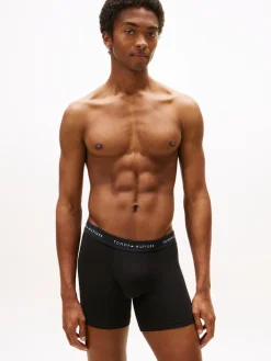 Tommy Hilfiger Miesten Bokserit, 3P Boxer Brief Musta