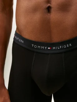 Tommy Hilfiger Miesten Bokserit, 3P Boxer Brief Musta