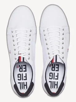 Tommy Hilfiger Miesten Canvastennarit H2285ARLOW 1D Valkoinen