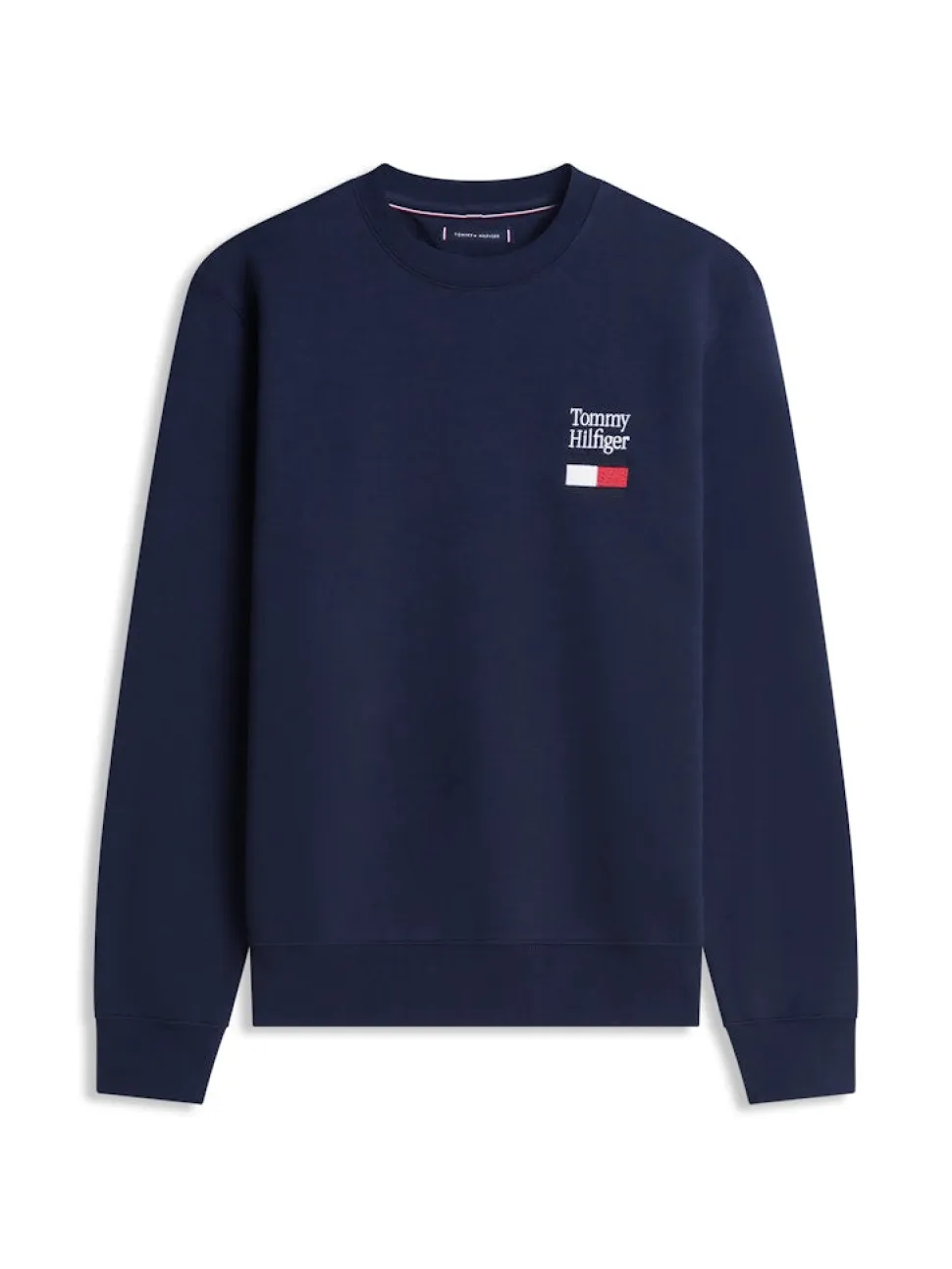 Tommy Hilfiger miesten collegepaita Tommy Ebro Flag Sweatshirt, tummansininen