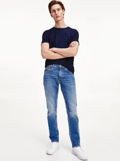 Tommy Hilfiger, Miesten Farkut, Straight Denton Boston Nos Indigo