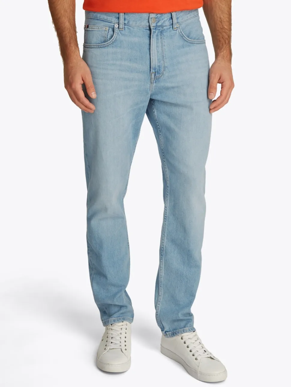 Tommy Hilfiger miesten farkut, STRAIGHT DENTON STR HERON BLUE Indigo