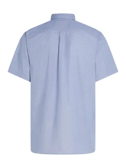 Tommy Hilfiger miesten kauluspaita, FLEX POPLIN HOUNDSTOOTH SHIRT Sininen Kuosi