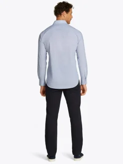 Tommy Hilfiger miesten kauluspaita, SMALL PRINT RF SHIRTJHN Sininen Kuosi