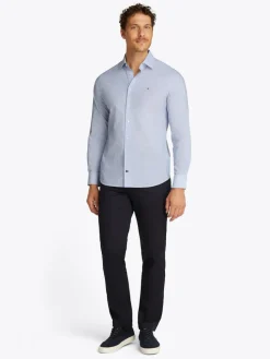 Tommy Hilfiger miesten kauluspaita, SMALL PRINT RF SHIRTJHN Sininen Kuosi