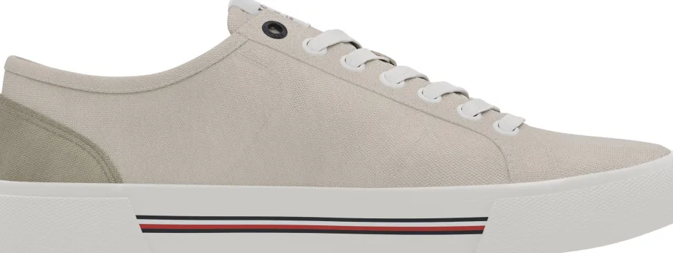 Tommy Hilfiger Miesten Kengät, K CORE CORPORATE VULC CANVAS Beige