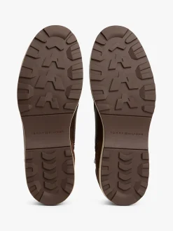 Tommy Hilfiger miesten kengät, CORPORATE W LEATHER LACE BOOT Tummanruskea