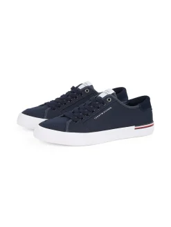 Tommy Hilfiger miesten kengät, CORE CORPORATE VULC CANVAS Tummansininen