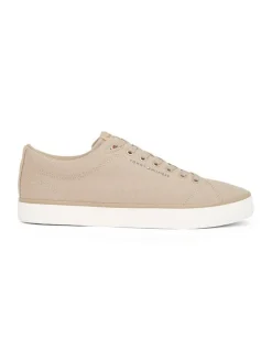 Tommy Hilfiger miesten kengät, TH HI VULC LOW CORE CANVAS Beige