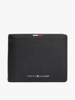 Tommy Hilfiger miesten lompakko, TH CORP MINI CC WALLET Musta