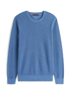 Tommy Hilfiger miesten neulepusero K ESSENTIAL STRUCTURE CREW NECK, sininen