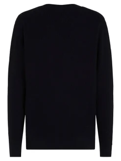 Tommy Hilfiger Miesten Neulepusero, STRUCTURE CREW NK Tummansininen