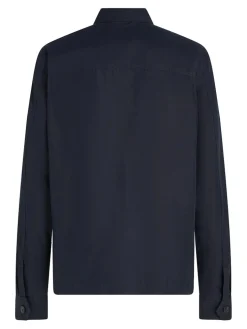 Tommy Hilfiger miesten paita, C0TT0N NYLON SHIRT JACKET Tummansininen
