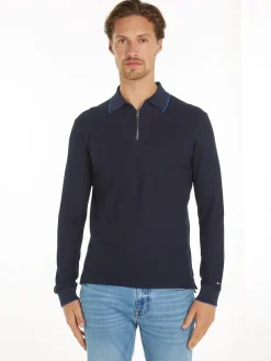 Tommy Hilfiger Miesten Slim Fit -paita, DC STRCUTURE LS POLO Tummansininen