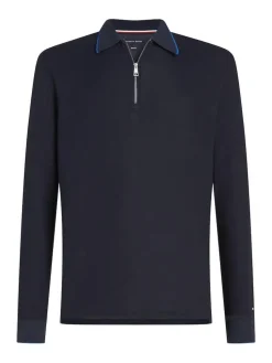 Tommy Hilfiger Miesten Slim Fit -paita, DC STRCUTURE LS POLO Tummansininen