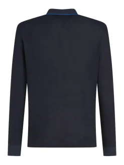 Tommy Hilfiger Miesten Slim Fit -paita, DC STRCUTURE LS POLO Tummansininen