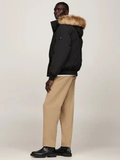 Tommy Hilfiger Miesten Takki, ROCKIE DOWN BOMBER Musta
