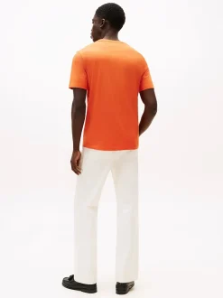 Tommy Hilfiger miesten t-paita, ESSENTIAL REG FIT TEE Oranssi