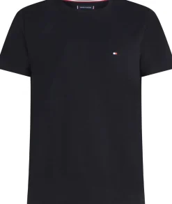 Tommy Hilfiger miesten t-paita, CORE STRETCH SLIM C-NK TEE Musta