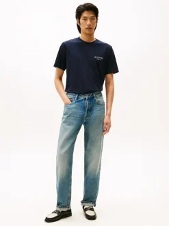 Tommy Hilfiger miesten t-paita Brand Love Small Hilfiger Tee, tummansininen