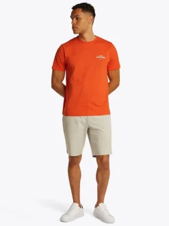 Tommy Hilfiger miesten t-paita, MONOTYPE ALL AMERICAN TEE Oranssi