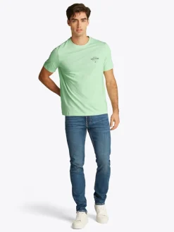 Tommy Hilfiger miesten t-paita, MONOTYPE ALL AMERICAN TEE Mintunvihreä