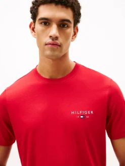 Tommy Hilfiger miesten t-paita Brand Love Small Hilfiger Tee, punainen