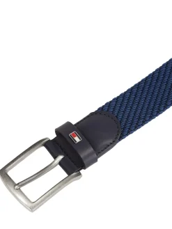 Tommy Hilfiger Miesten Vyö, DENTON ELASTIC BELT Tummansininen