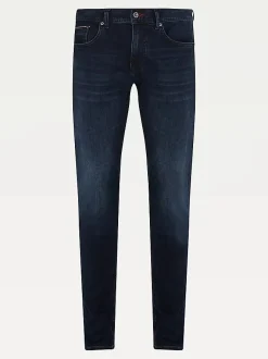 Tommy Hilfiger Misten Farkut CORE BLEECKER NOS SLIM BLUEBLACK Indigo