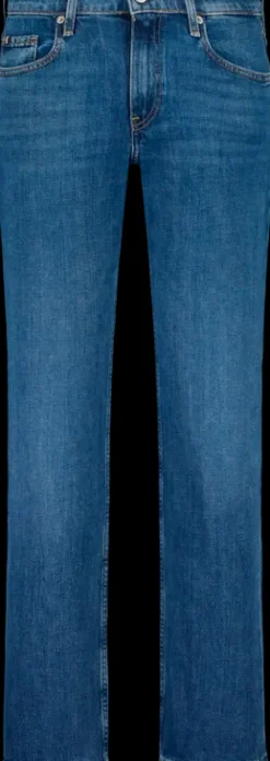 Tommy Hilfiger naisten farkut, CLASSIC STRAIGHT RW MID BLUE Indigo