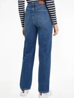 Tommy Hilfiger naisten farkut, RELAXED STRAIGHT HW JANE Indigo