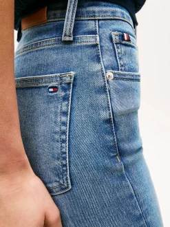 Tommy Hilfiger naisten farkut DNM Finn Flare RW, sininen