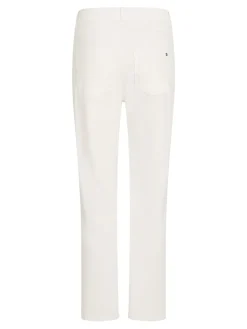 Tommy Hilfiger Naisten Housut, CORDUROY STRETCH SLIM PANT Luonnonvalkoinen